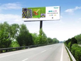 长武高速擎天柱广告牌的特点和优势