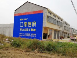 长武农村墙体广告在不同形式上面展现的不同特色