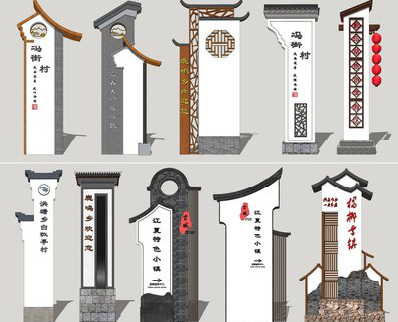 长武美丽乡村标识标牌有哪些分类？