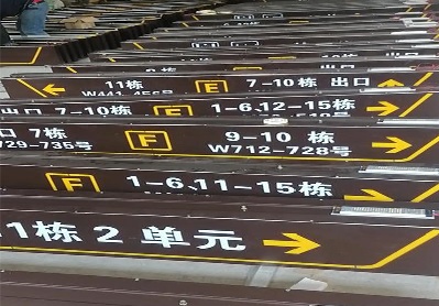 长武广告标识中，常见的几种安装方式。