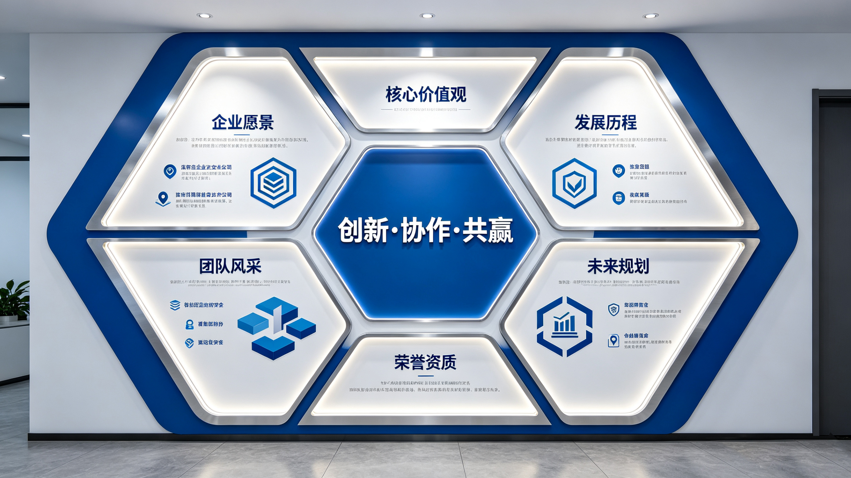 长武企业文化墙六边形避坑指南（新手常犯5个错误）